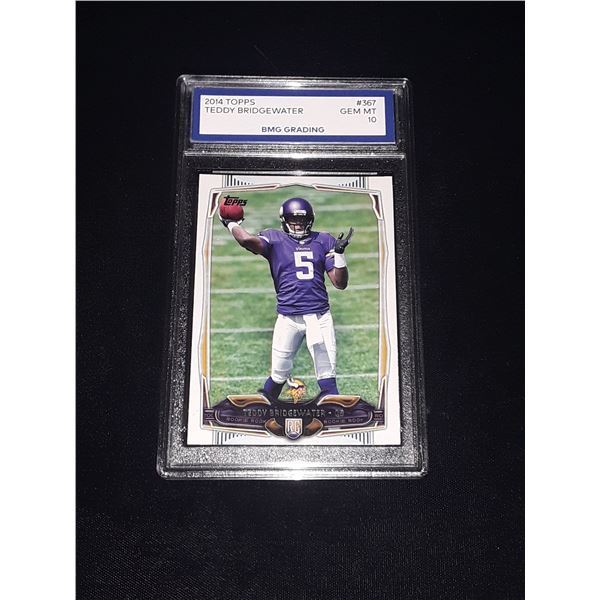 TEDDY BRIDGEWATER, 2014 Topps, GEM MT 10