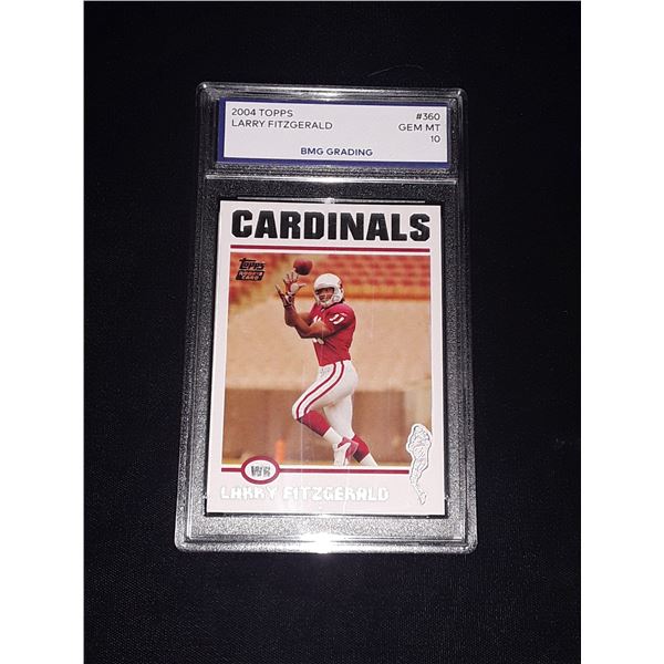 LARRY FITZGERALD, 2004 Topps, GEM MT 10
