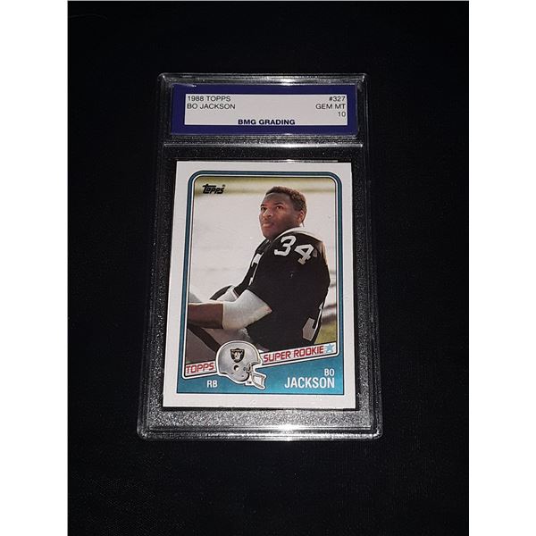 BO JACKSON, 1988 Topps, GEM MT 10