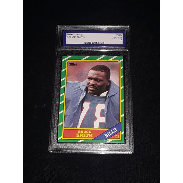 BRUCE SMITH, 1986 Topps, GEM MT 10