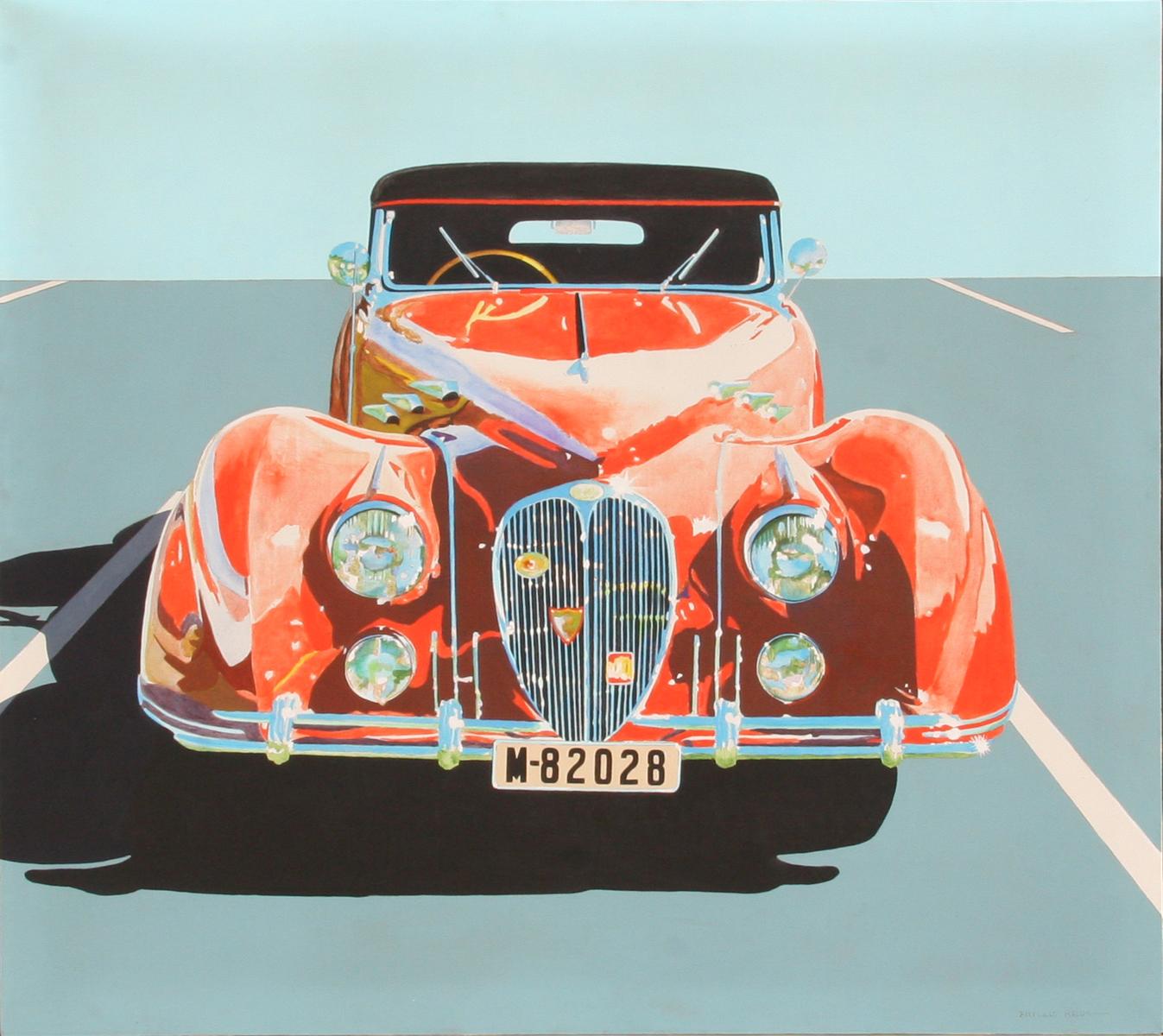 Phyllis Krim Delahaye Classic Car Painting