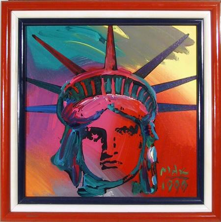 Peter Max Statue Of Liberty Painting