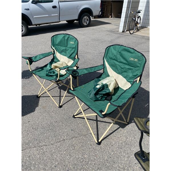 Cherokee folding chairs with bags