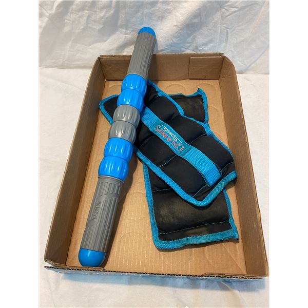 Weights and roller