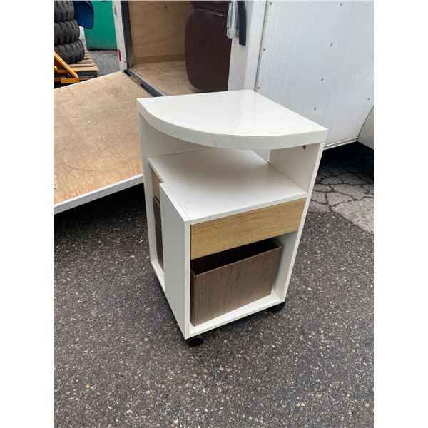 Shelf with drawer
