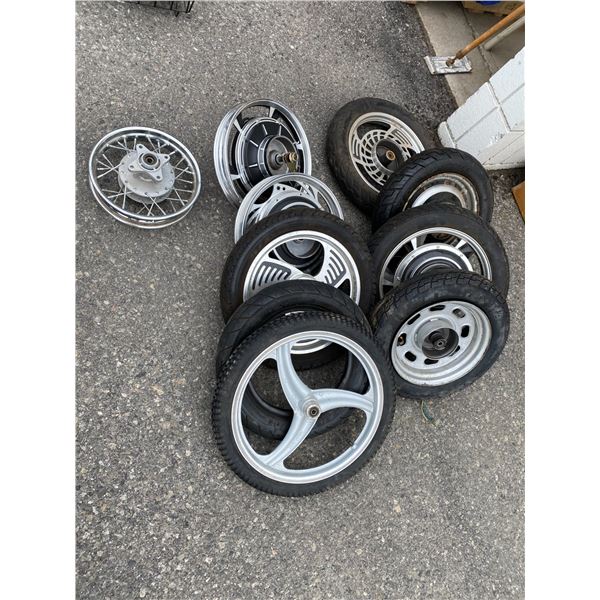 Scooter tires and rims