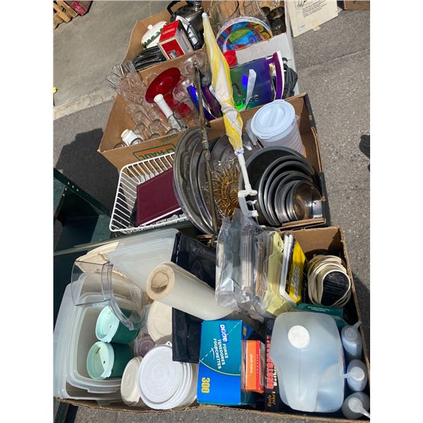 Large lot kitchen and household items
