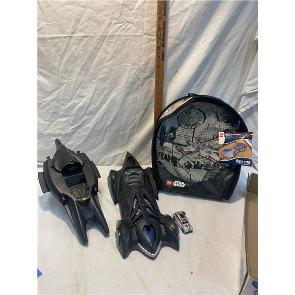 Starwars bag and other toys