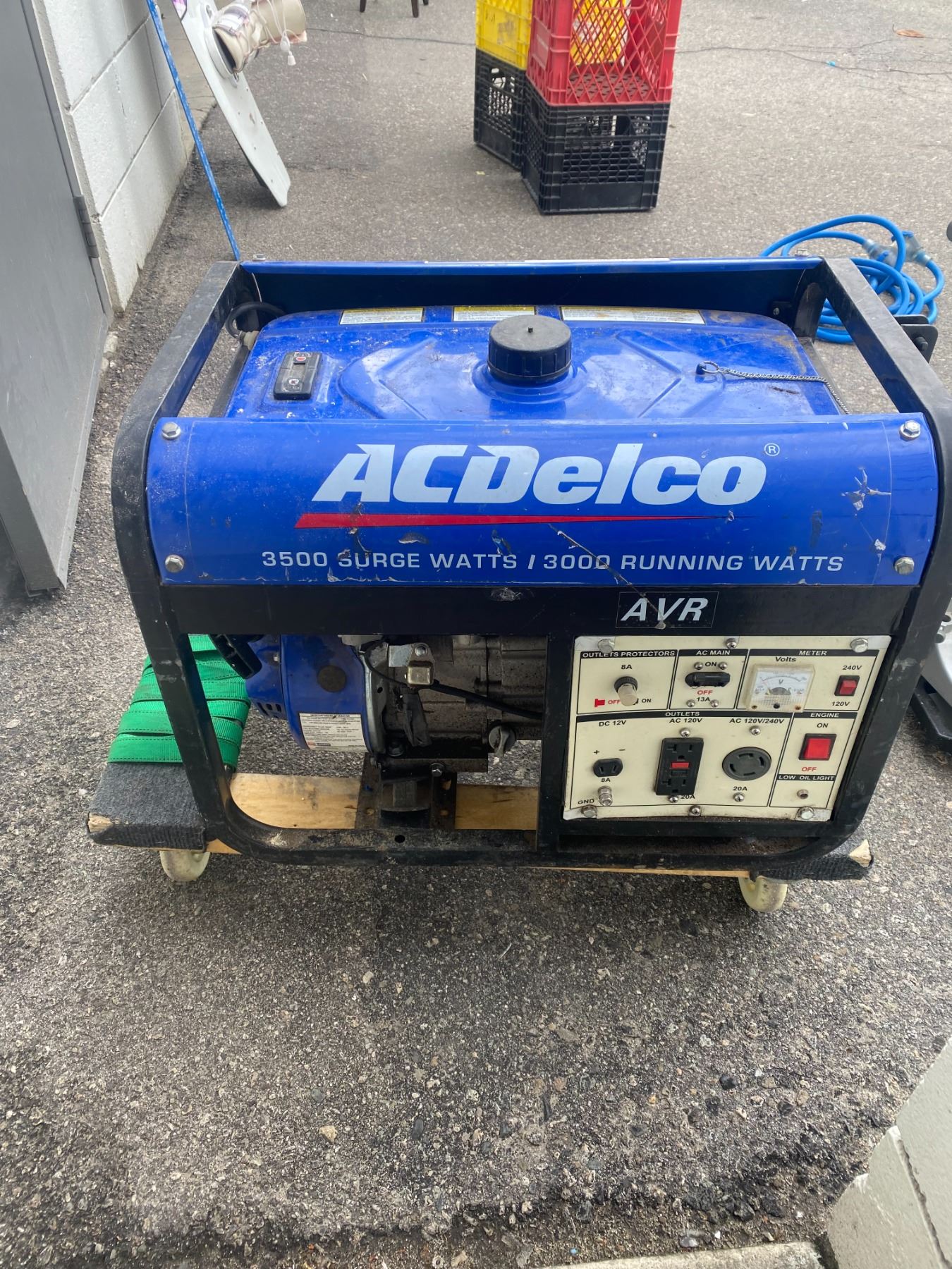 ACDelco 3500 watts /3000 running watts generator