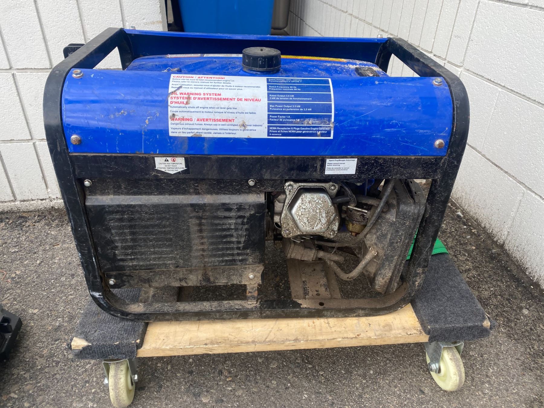 ACDelco 3500 watts /3000 running watts generator