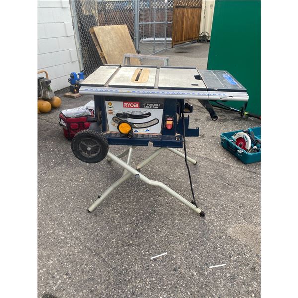Ryobi 10  portable table saw