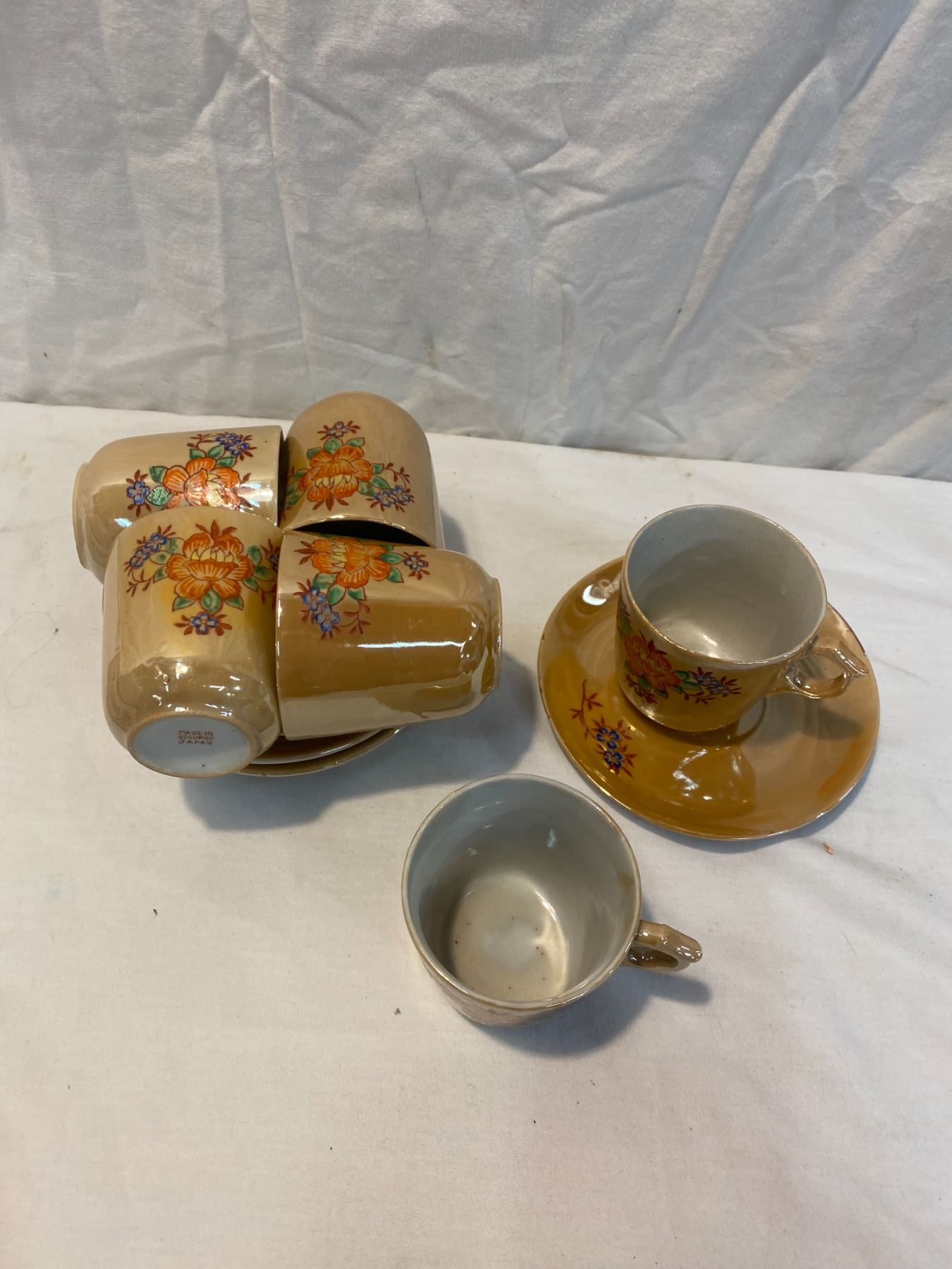 Made in Occupied Japan cups and saucers