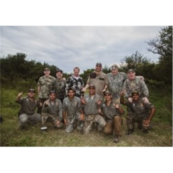 San Javier Argentina Mixed Bag Hunt for 6 Hunters with Pointer Wingshooting