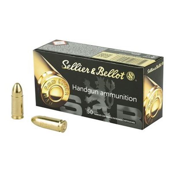 S& B 9MM 115GR FMJ - 50 Rds