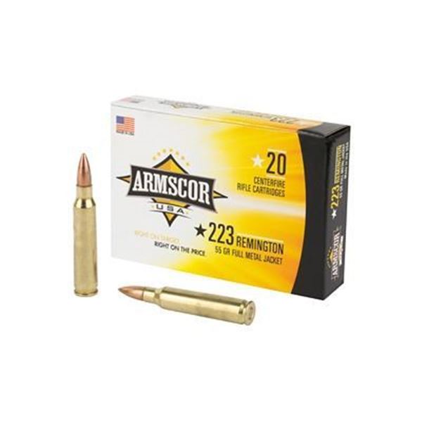 ARMSCOR 223REM 55GR FMJ - 100 Rds
