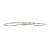 Image 2 : 2.85 ctw Round Brilliant Cut Diamond Tennis Bracelet - 14KT White Gold