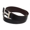Image 7 : Hermes Black Brown Leather Reversible Mini Constance Belt 80