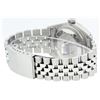 Image 6 : Rolex Mens Stainless Steel Gray Diamond & Ruby Datejust Wristwatch