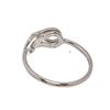 Image 4 : Cartier Silver Agrafe 18k Ring