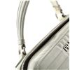 Image 5 : Prada Neutral Quilted Leather Diagramme Zip Around Medium Top Handle Bag