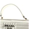 Image 6 : Prada Neutral Quilted Leather Diagramme Zip Around Medium Top Handle Bag