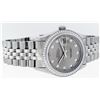 Image 5 : Rolex Mens Stainless Steel Slate Grey Diamond 36MM Datejust Wristwatch