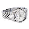Image 9 : Rolex Mens Stainless Steel Silver Index Diamond & Sapphire 36MM Datejust Wristwa