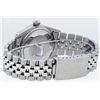Image 7 : Rolex Mens Stainless Steel Black Diamond & Sapphire Datejust Wristwatch