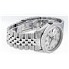 Image 4 : Rolex Mens Datejust 36 Stainless Steel Silver Diamond Datejust Wristwatch