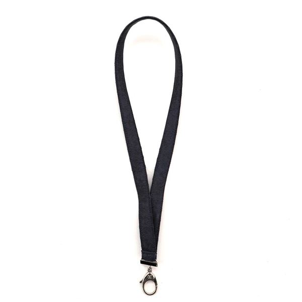 Chanel ID Lanyard Quilted Lambskin Blue