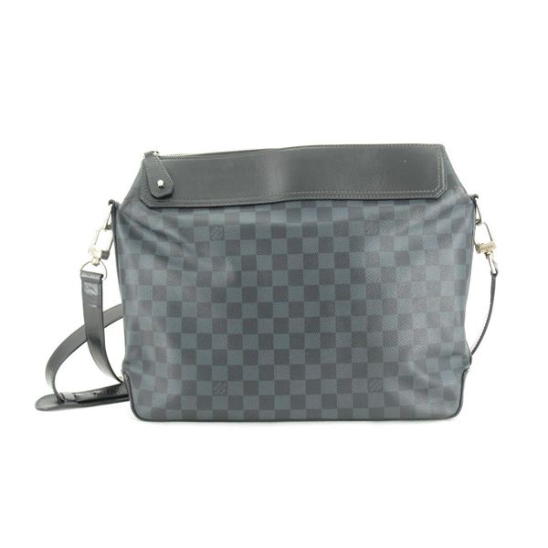 Louis Vuitton Damier Cobalt Canvas Leather Greenwich PM Bag