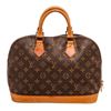 Image 1 : Louis Vuitton Brown Alma MM Satchel Bag