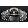 Image 8 : Rolex Mens Stainless Steel Blue Vignette Diamond & Sapphire Datejust Wristwatch