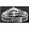 Image 9 : Rolex Mens Stainless Steel Blue Vignette Diamond & Sapphire Datejust Wristwatch