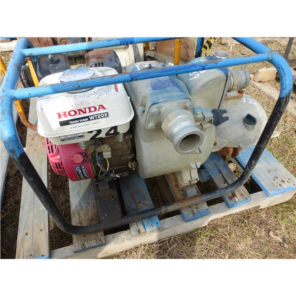 Honda Trash Pump (Turns Over)