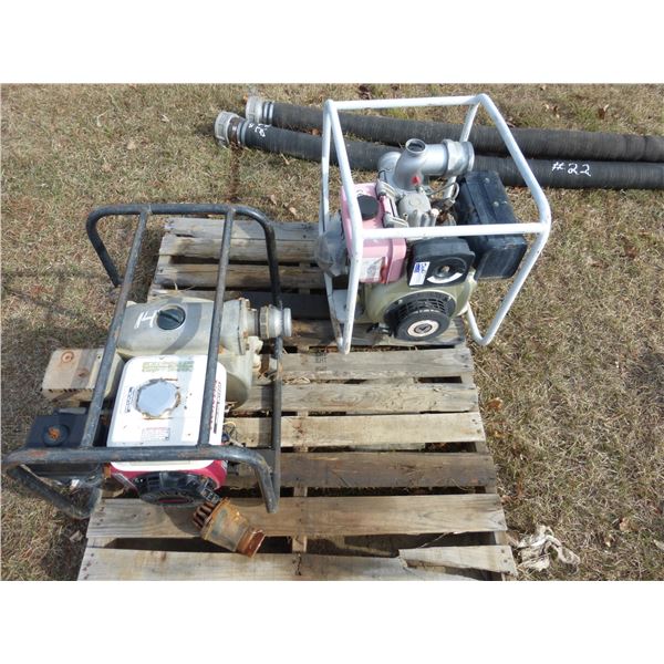 Honda Trash Pump (Turns Over) and Diesel Pump