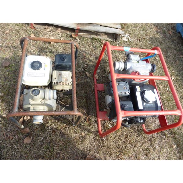 2- Honda Pumps (Both Turn Over)