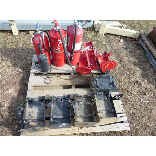 3- Fire Ext and 8 Brackets