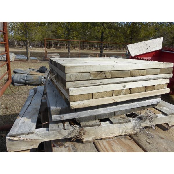 3- Wood Platforms 33" x 33"