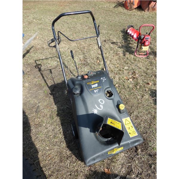 Yard Works, 7 HP, 21" Snowblower