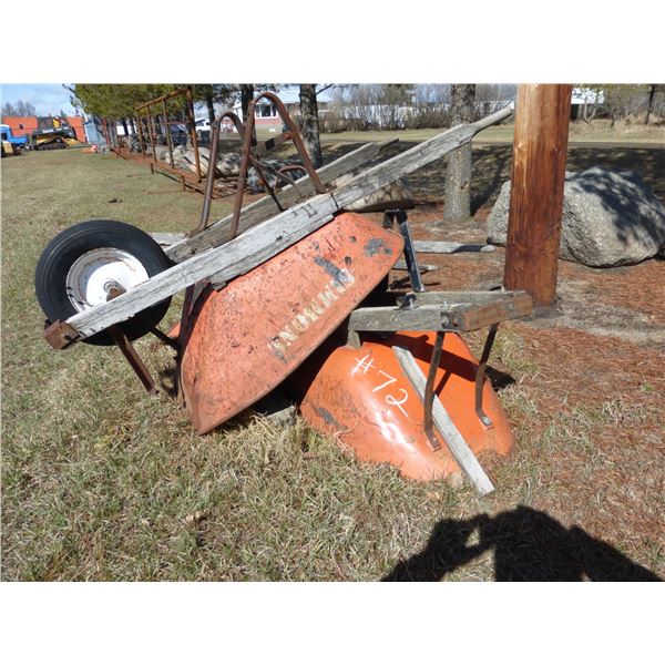 4 Wheel Barrows for Parts ( Make Sure You Take Them)