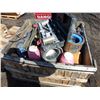 Image 3 : Crate Full of Couplers, Scale, Hose and Danger Sign