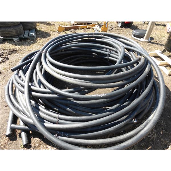 1- Pile of Black Plastic Hose