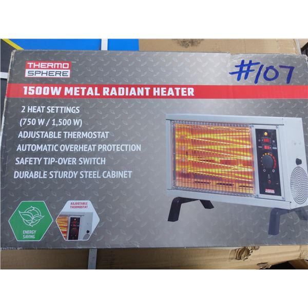 1500 Volt Heater (New)