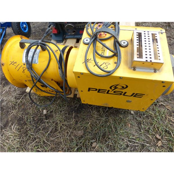 2- Yellow Pelsue Elec. Heaters