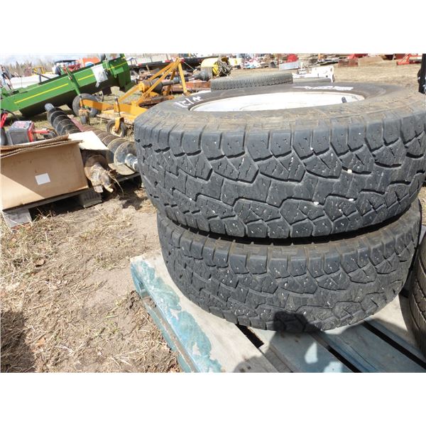 2- Lt 265/70 R17 Tires and Rims