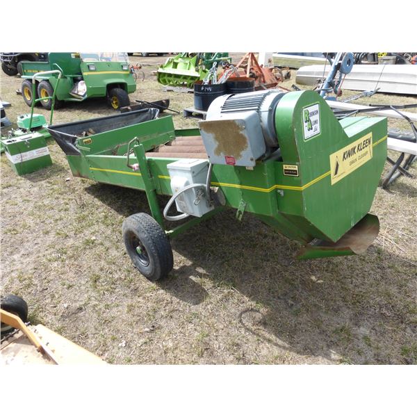 Kwik Kleen Grain Cleaner, Elec. Motor (Never Used)