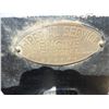 Image 7 : Stover, Type K, 2 HP, 1920's, Embossed Lettering Fly Wheel, Buzz Coil Engine