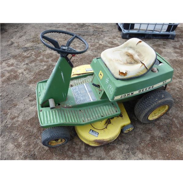 JD #57 Lawnmower, 38" Cut (Not Running)