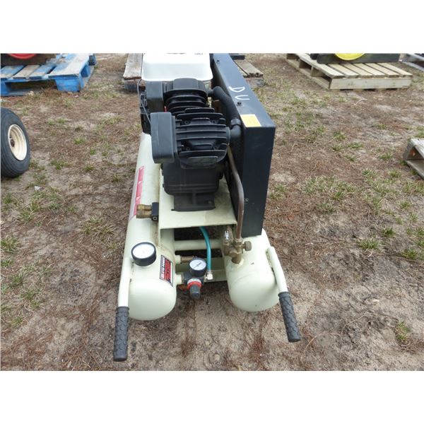 Gas Powered Air Compressor (Running)